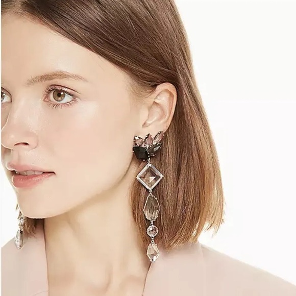Kate Spade Chandelier Multi Crystals Maxi Statement Earrings - Picture 1 of 7